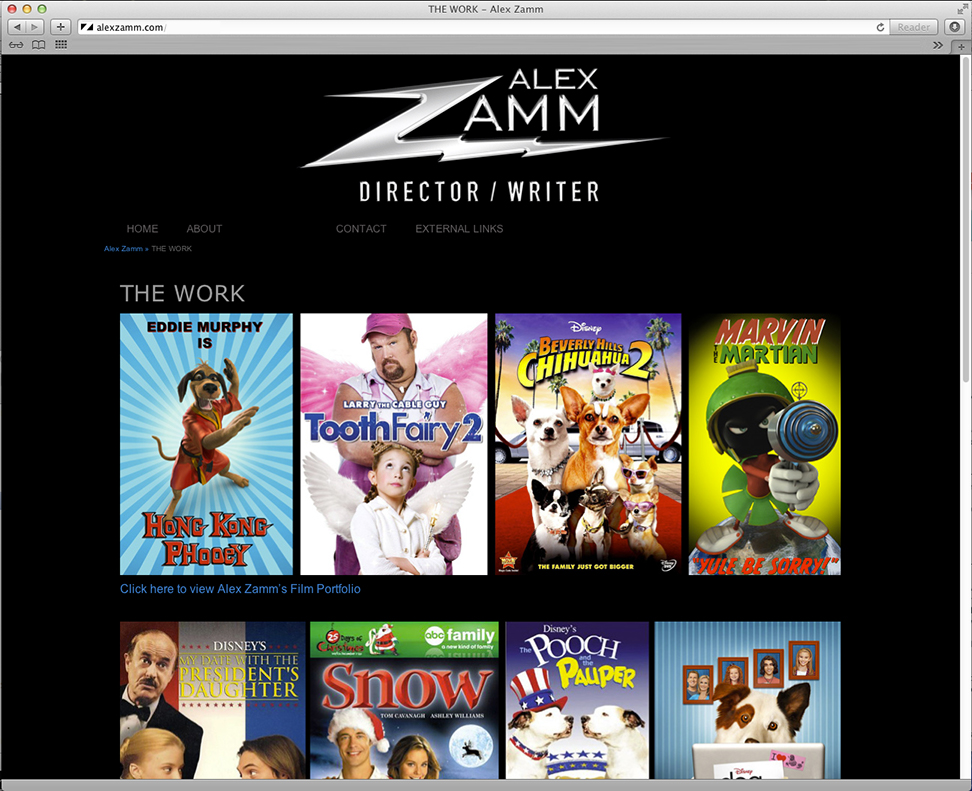 AlexZamm.com home page